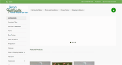 Desktop Screenshot of jerrysgolfballs.com